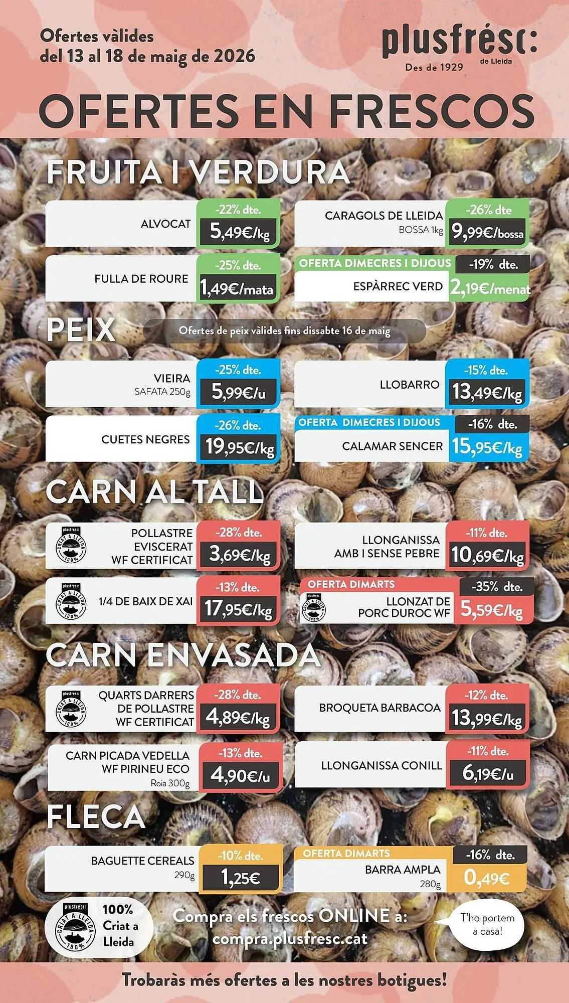 Catálogo de Folleto Plusfresc 13 de mayo al 18 de mayo 2026 - Página 1