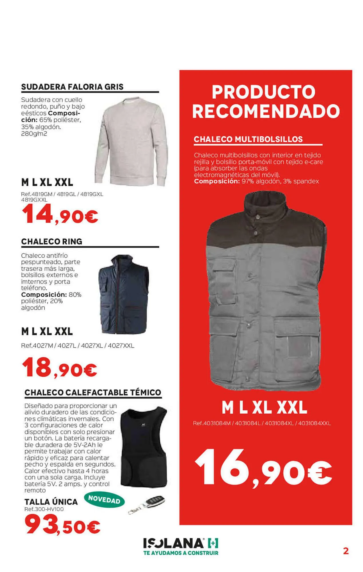 Catálogo de Folleto Isolana 30 de noviembre al 29 de febrero 2024 - Página 3