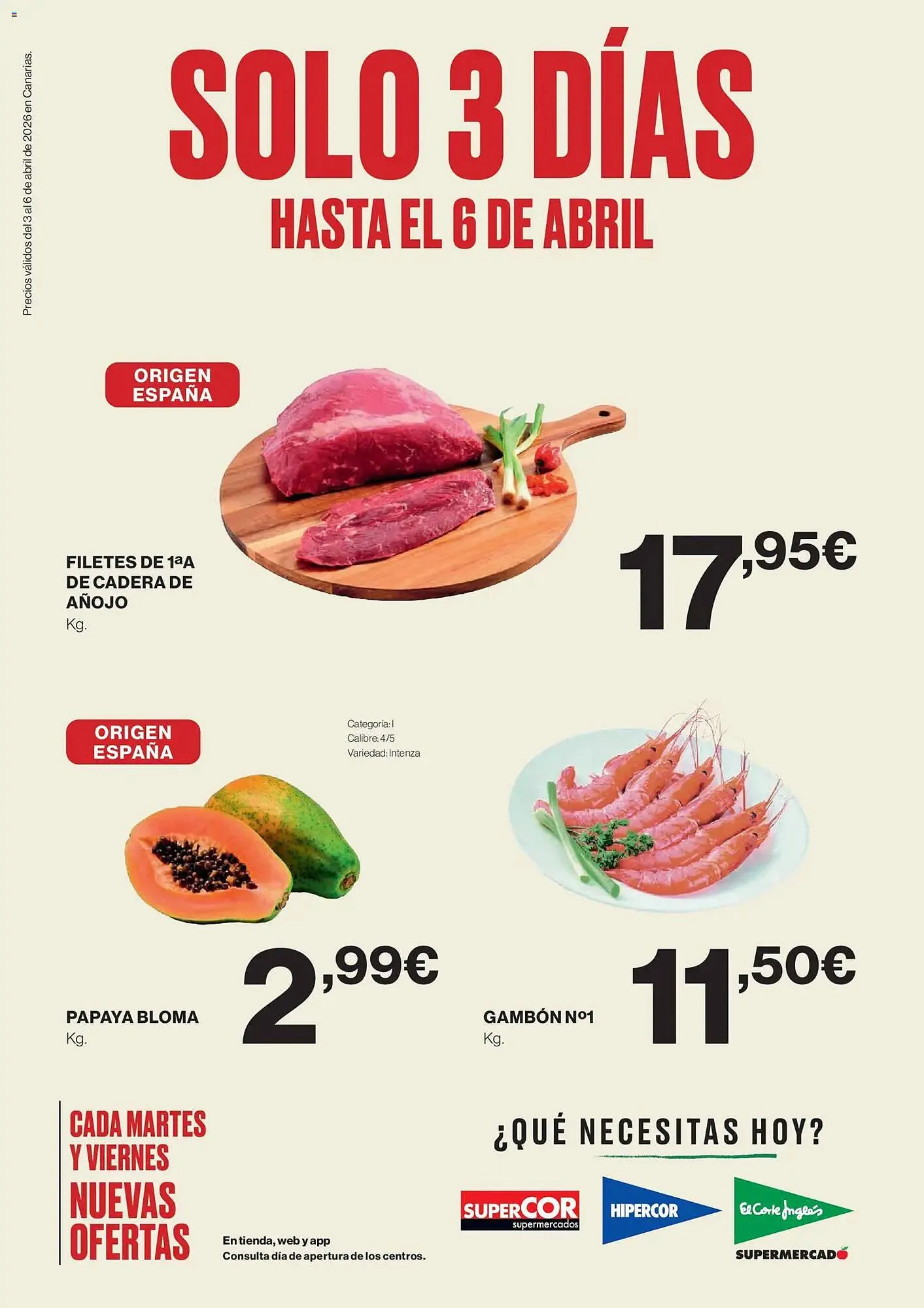 Catálogo de Catálogo Supercor 3 de abril al 6 de abril 2026 - Página 1