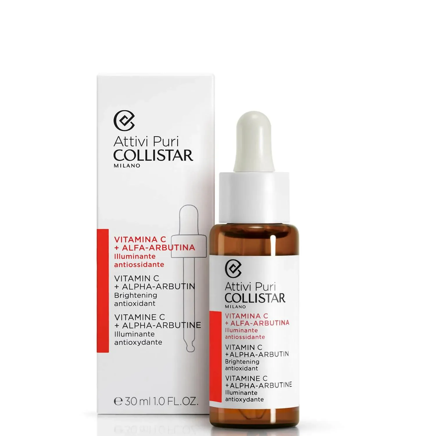 Collistar Antioxidante Luminoso Attivi Puri Vitamina C y Alfa-Arbutina 30ml