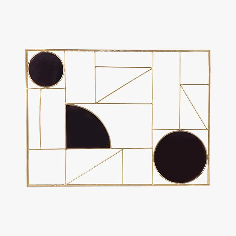 HOME DECÓ DECORACIÓN MURAL METAL CON CÍRCULOS