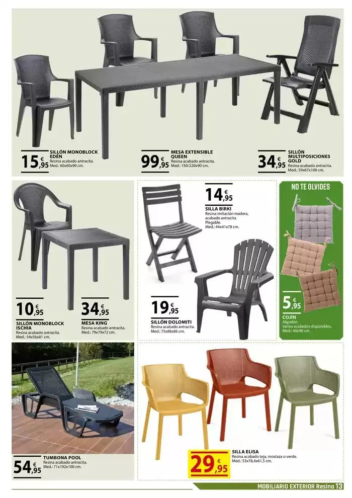 Catálogo de JARDINES Y TERRAZAS 2025 8 de mayo al 15 de julio 2025 - Página 13