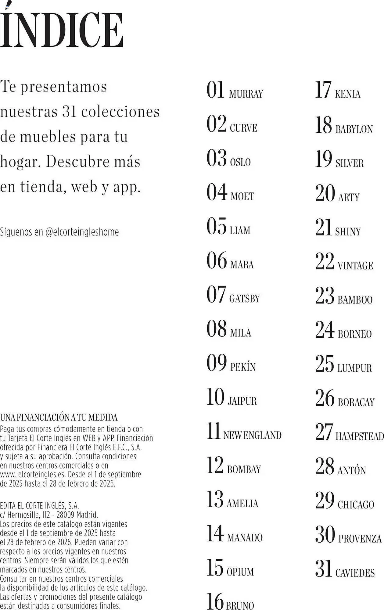 Catálogo de Catálogo El Corte Inglés 13 de octubre al 28 de febrero 2026 - Página 2