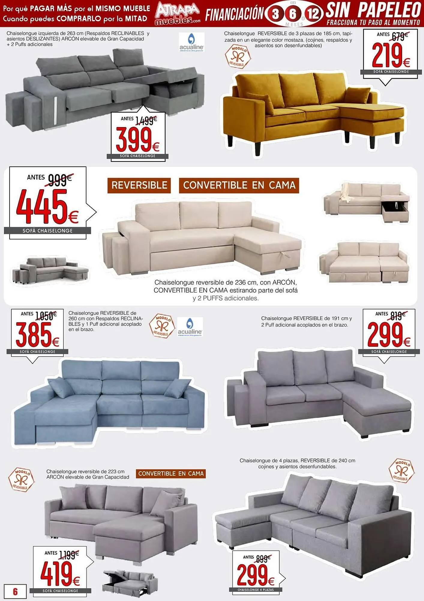 Catálogo de Folleto Atrapamuebles 2 de junio al 30 de junio 2025 - Página 6