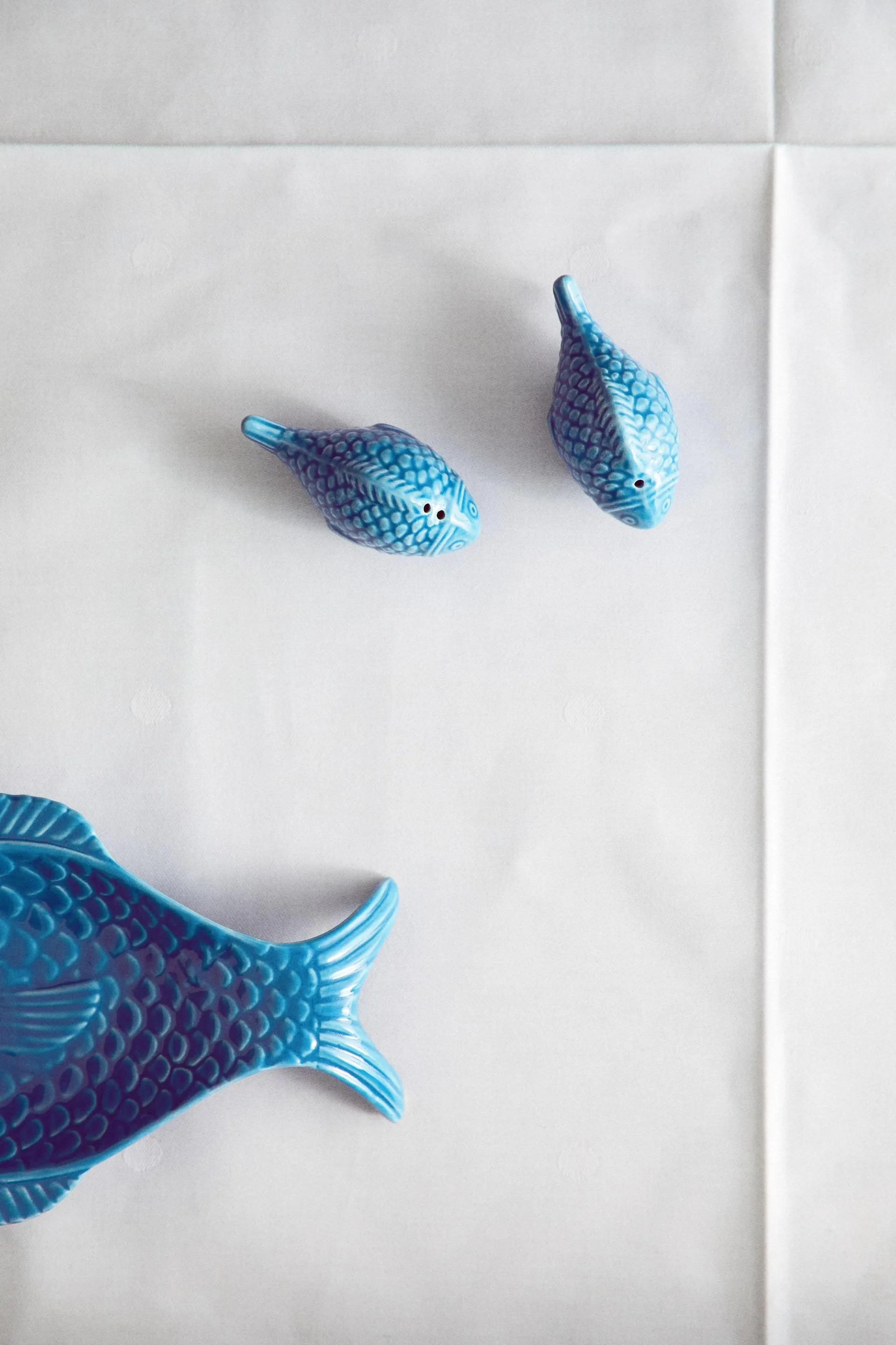 Salero y pimentero de gres