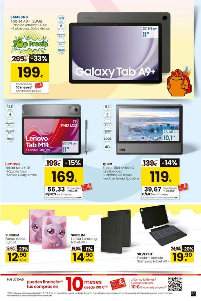 Catálogo de Ofertas Vuelta al Cole EROSKI 22 de agosto al 18 de septiembre 2024 - Página 53