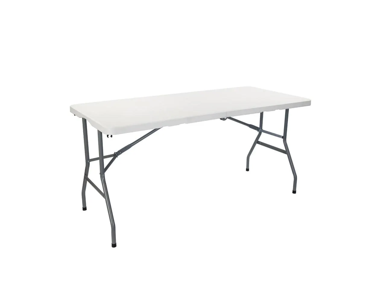Mesa plegable 150cm rectangular blanca catering 7house