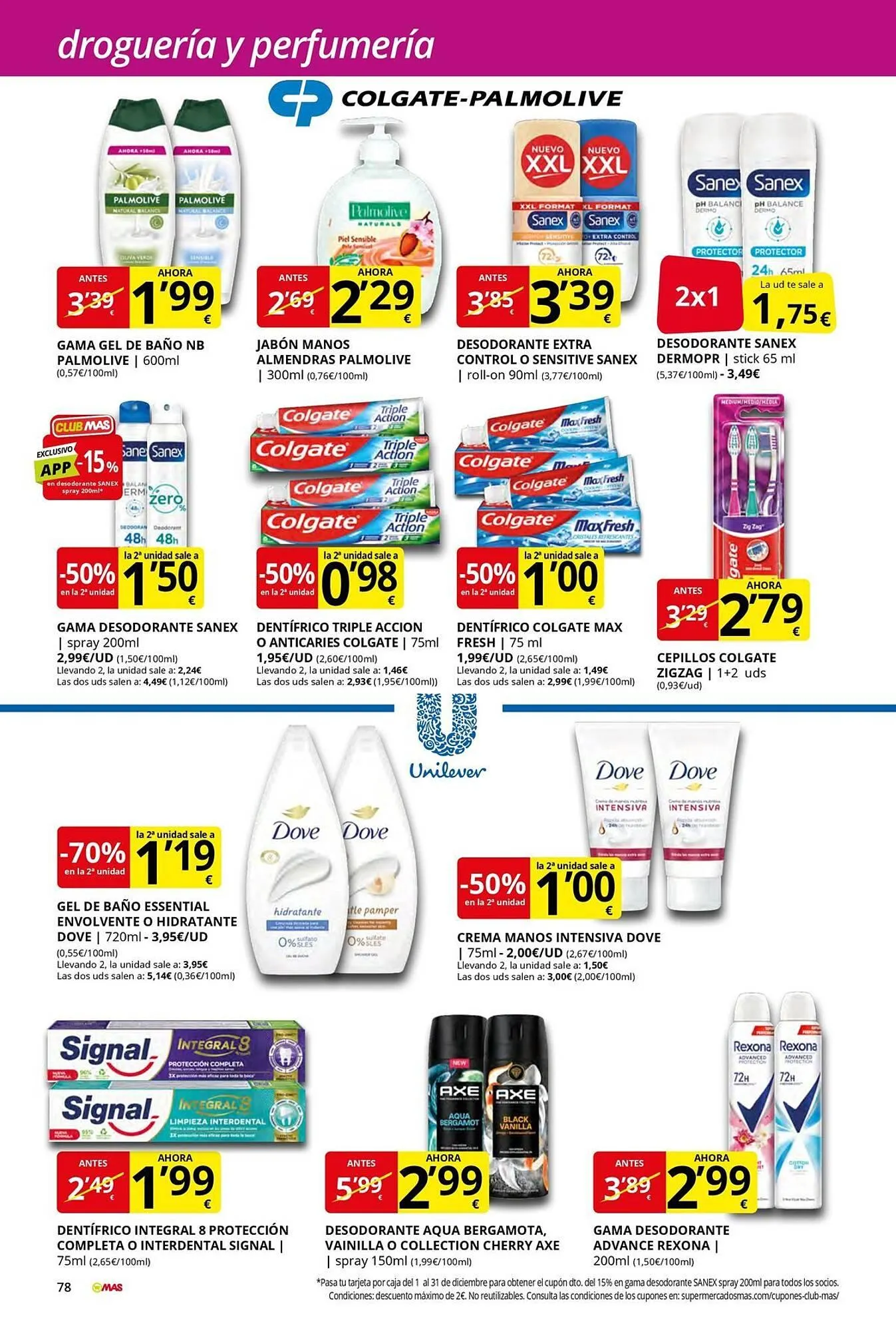 Catálogo de Folleto Supermercados MAS 28 de noviembre al 31 de diciembre 2025 - Página 78