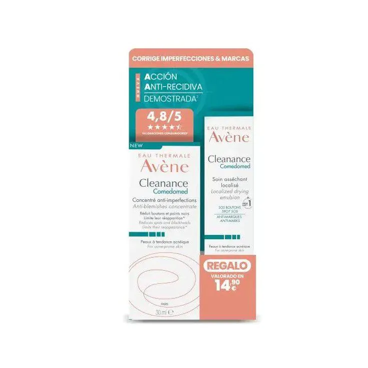 cleanance comedomed concentrado anti imperfecciones set 2 piezas
