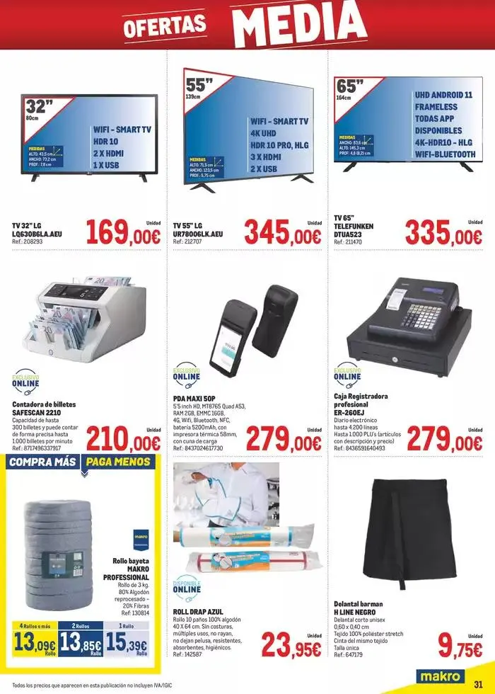 Catálogo de Makro Precios Sur 3 de febrero al 2 de marzo 2025 - Página 31