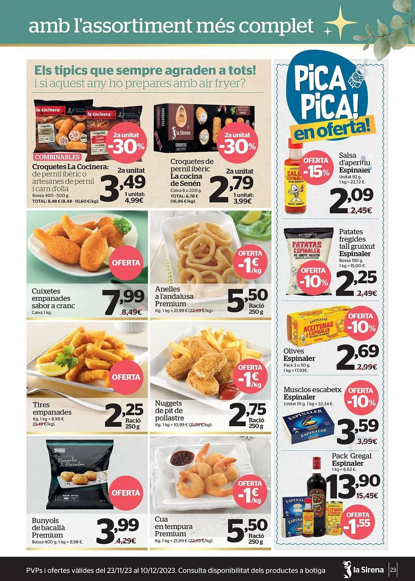 Catálogo de Folleto La Sirena 23 de noviembre al 10 de diciembre 2023 - Página 23