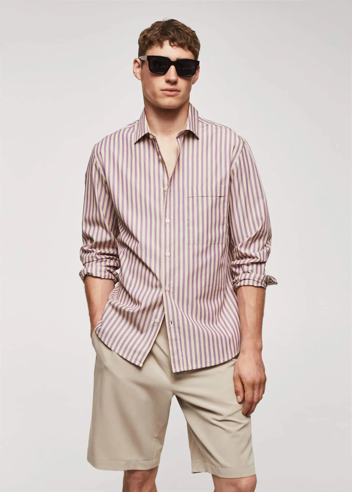 Kodakcsíkos, 100% pamut ing