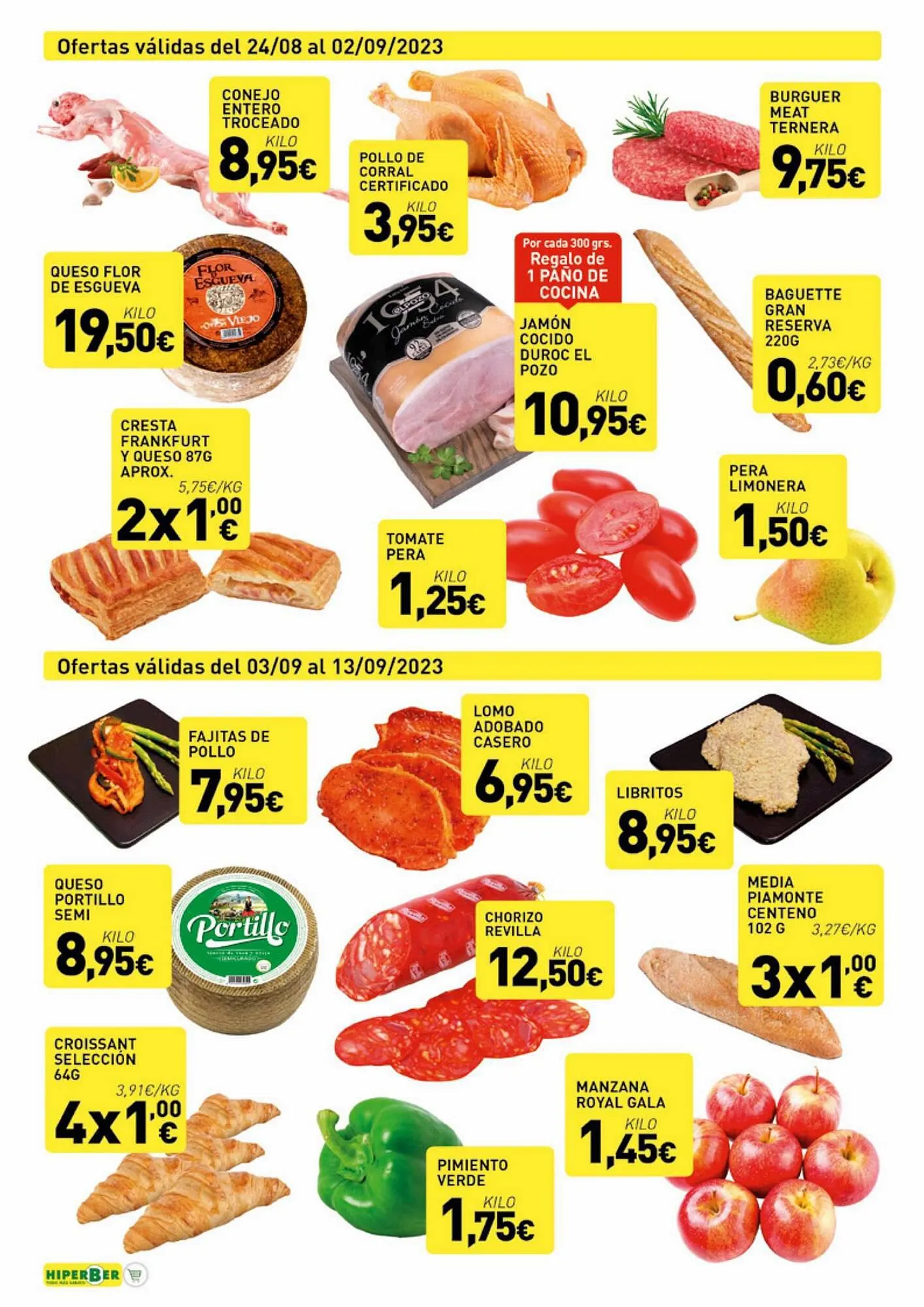 Catálogo de Folleto Hiperber 24 de agosto al 13 de septiembre 2023 - Página 2