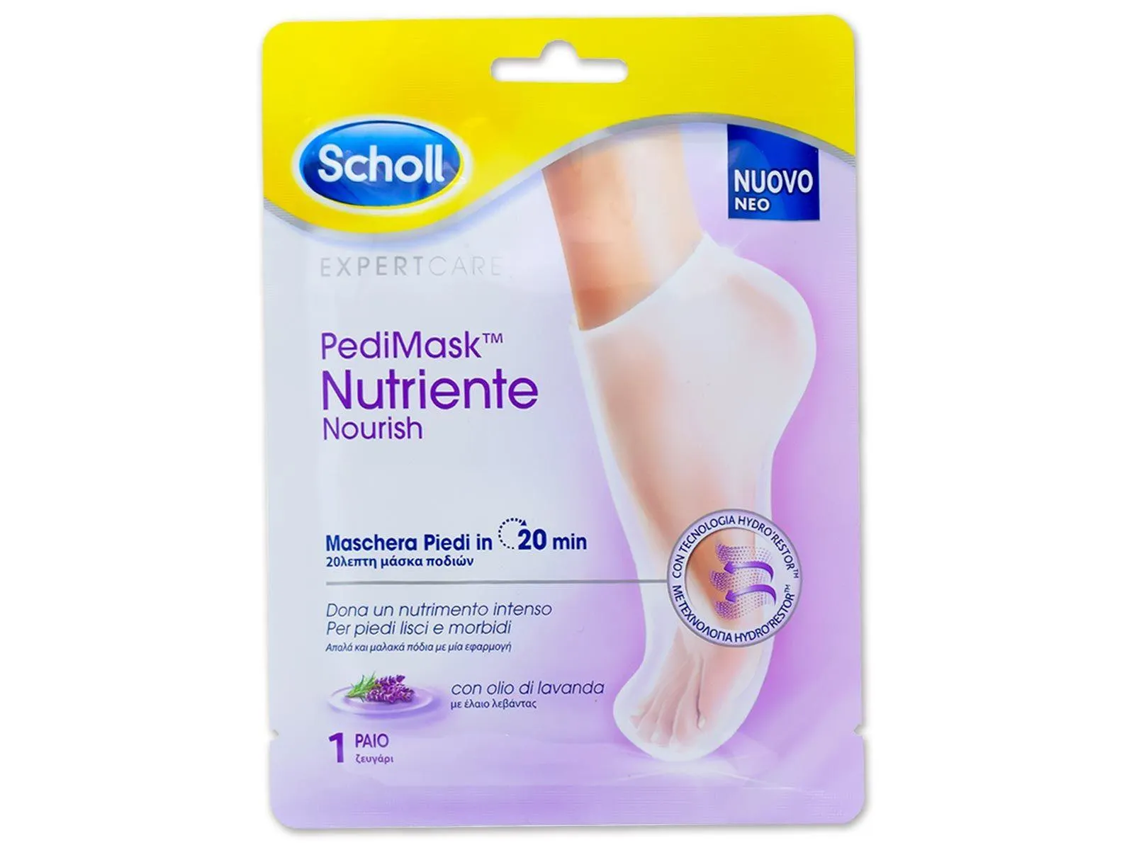 MASCARILLA PIES RELAXING 1PAR