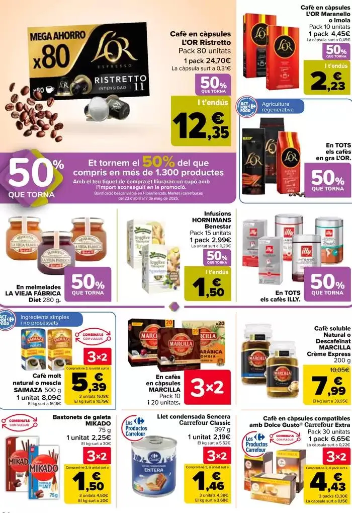 Catálogo de 50% QUE VUELVE + 3x2 10 de abril al 21 de abril 2025 - Página 34