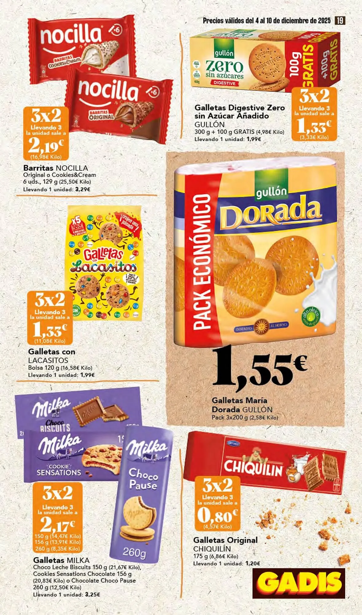 Catálogo de Folleto Gadis 4 de diciembre al 10 de diciembre 2025 - Página 19