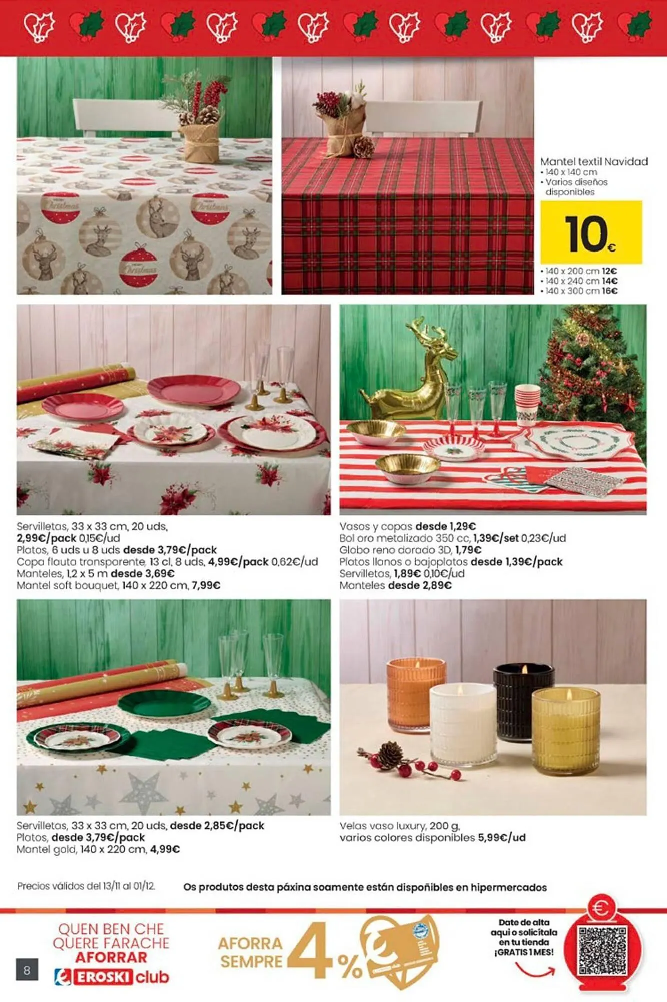 Catálogo de Folleto Eroski 13 de noviembre al 1 de diciembre 2025 - Página 8
