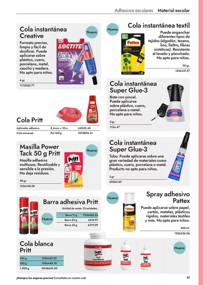 Catálogo de Catálogo Escolar 2025-2026 6 de mayo al 31 de diciembre 2026 - Página 89