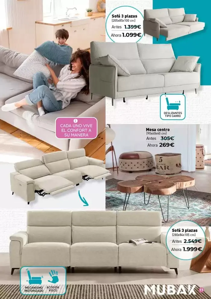 Catálogo de Sofás y Descanso Mubak: ¡Ni tan mal! 2 de abril al 30 de junio 2025 - Página 11