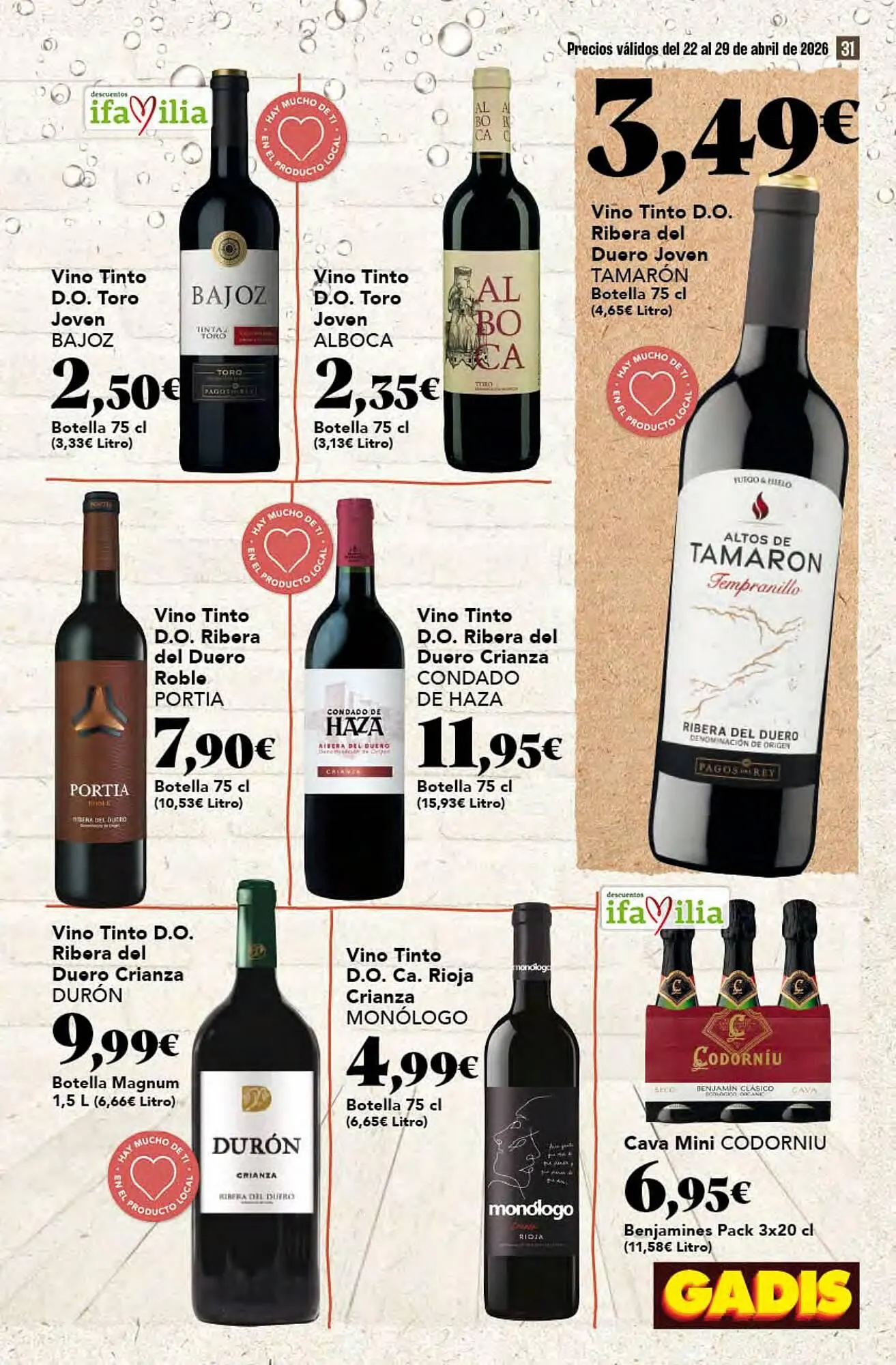 Catálogo de Folleto Gadis 22 de abril al 29 de abril 2026 - Página 31