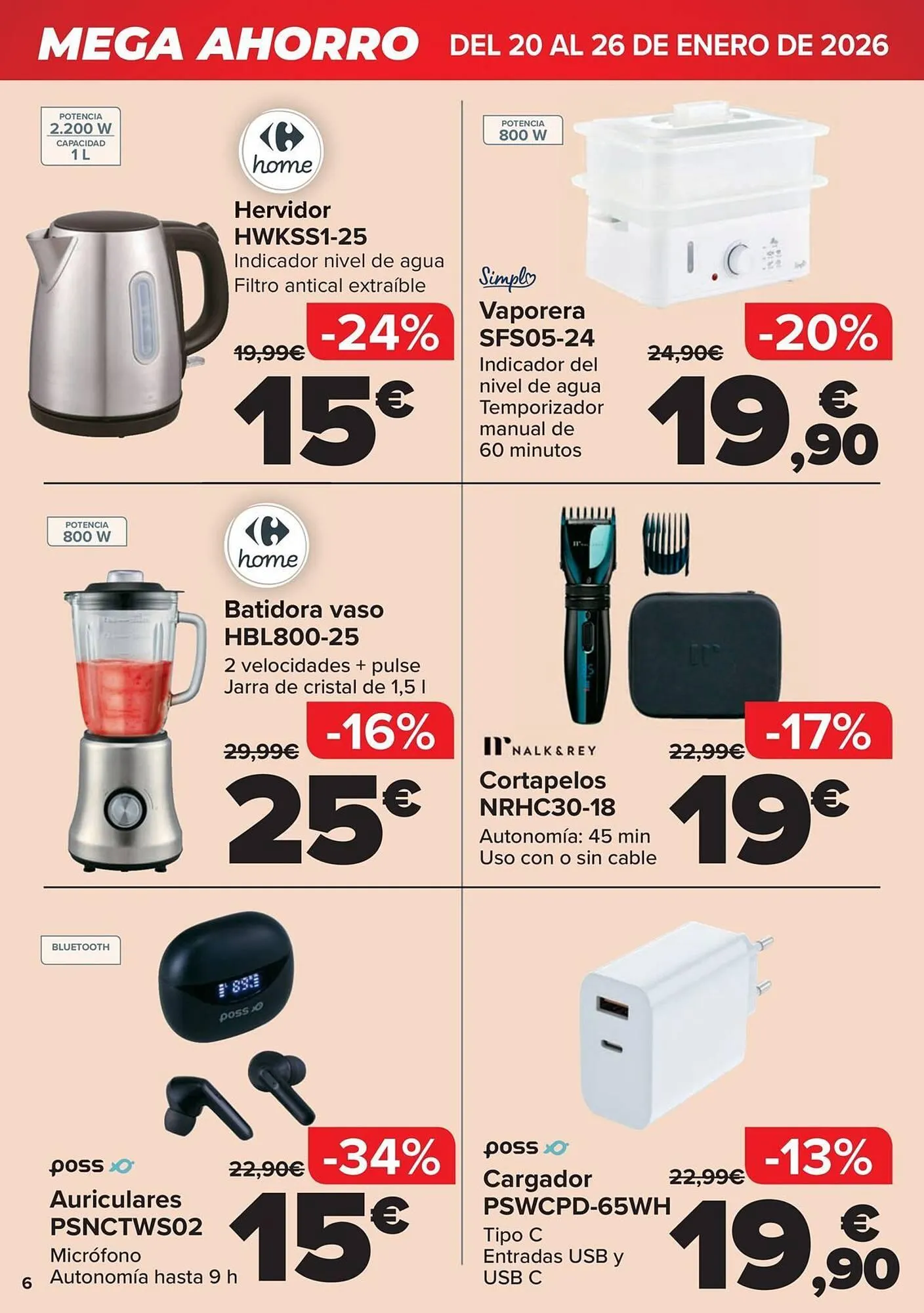 Catálogo de Folleto Carrefour 20 de enero al 26 de enero 2026 - Página 6