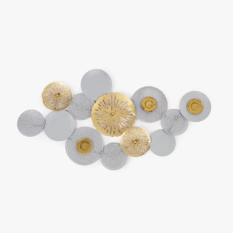 DECORACIÓN PARED METAL CÍRCULOS