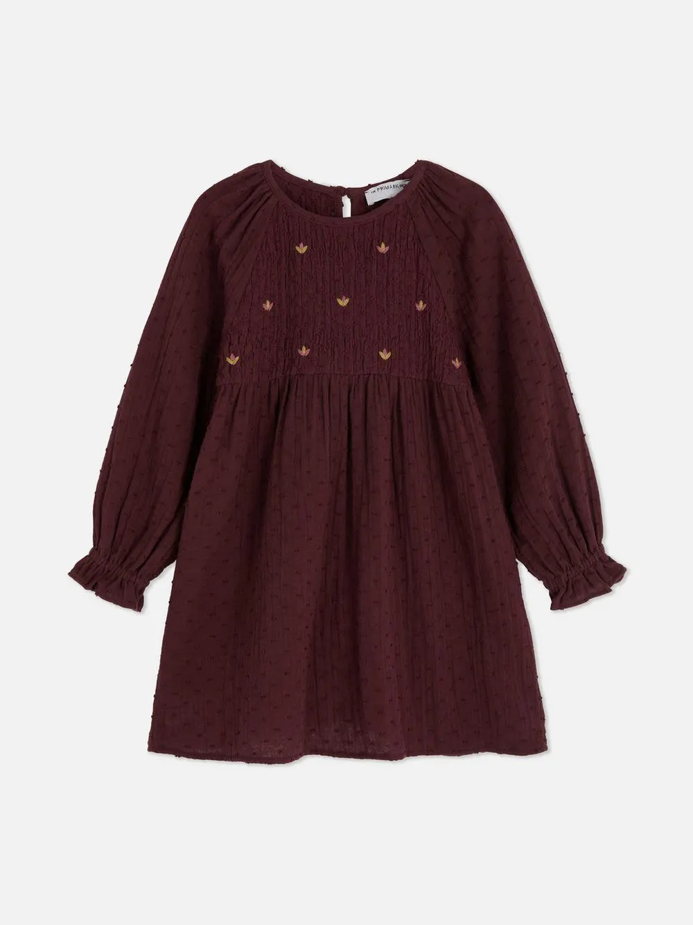 1,5-8 años | Vestido bordado de plumeti The Edit