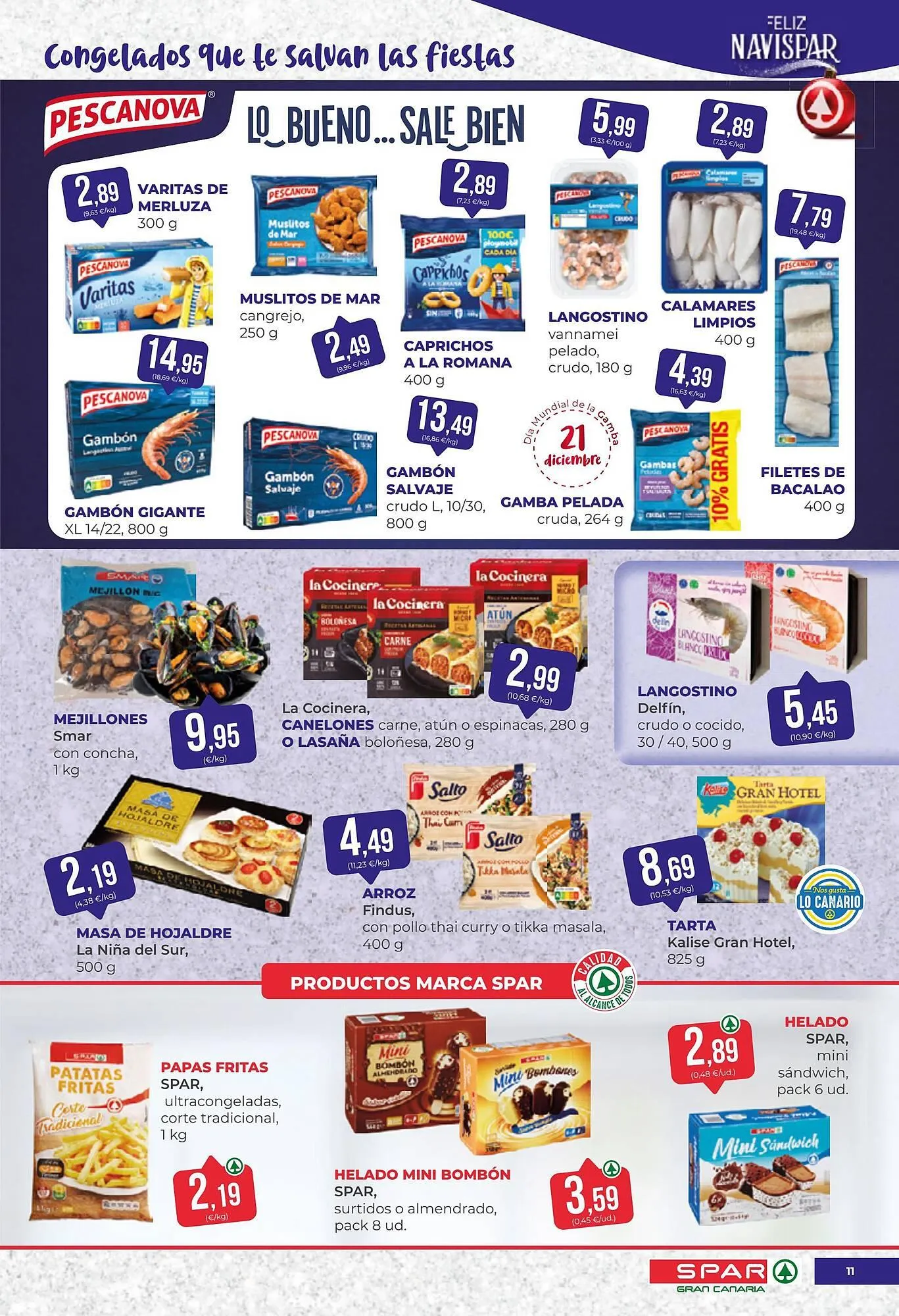 Catálogo de Folleto SPAR Gran Canaria 12 de diciembre al 25 de diciembre 2025 - Página 11