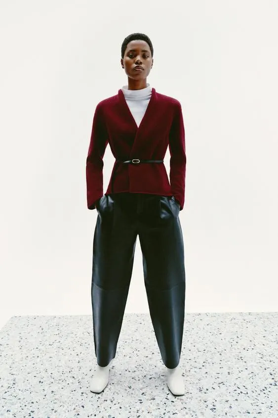 BLAZER CINTURÓN 100% LANA