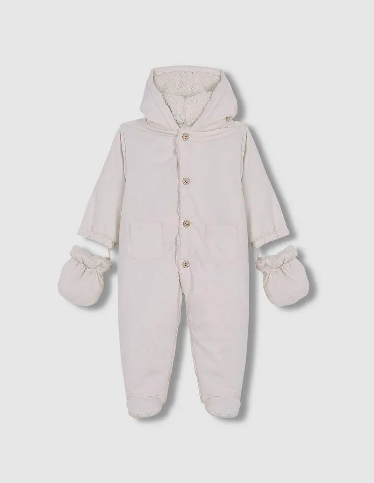 Buzo Con Capucha Crudo