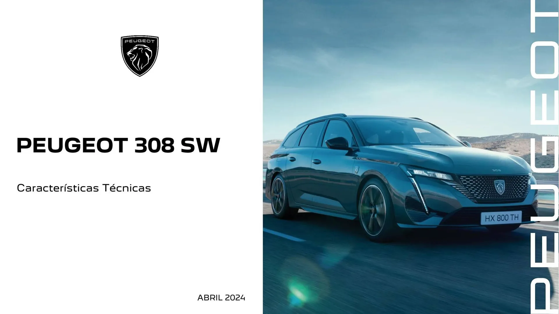 Catálogo de Folleto Peugeot 308 SW Eléctrico 25 de junio al 25 de junio 2025 - Página 1