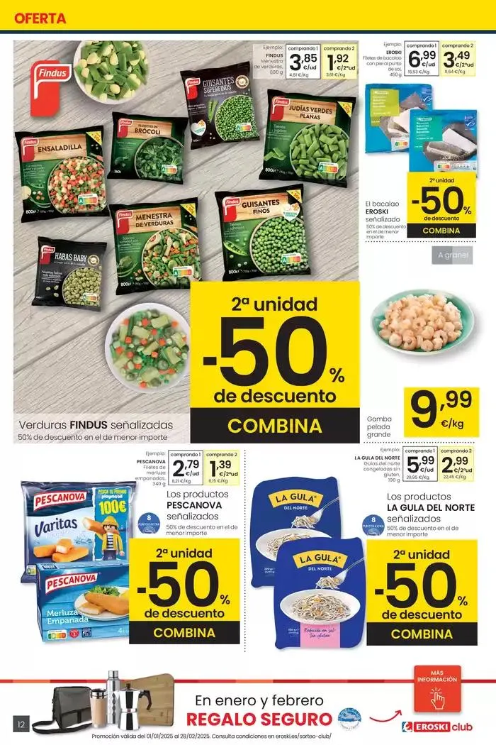 Catálogo de Más de 2000 productos, SIEMPRE A BUEN PRECIO HIPERMERCADOS EROSKI 4 de enero al 14 de enero 2025 - Página 12