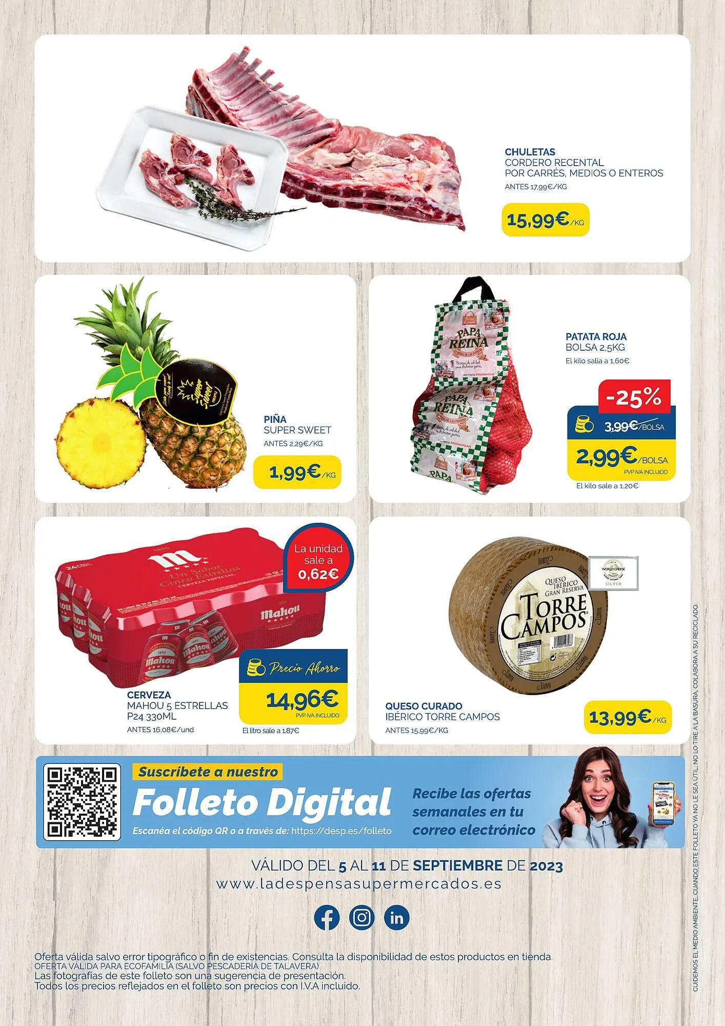 Catálogo de Folleto Cash Ecofamilia 5 de septiembre al 11 de septiembre 2023 - Página 4