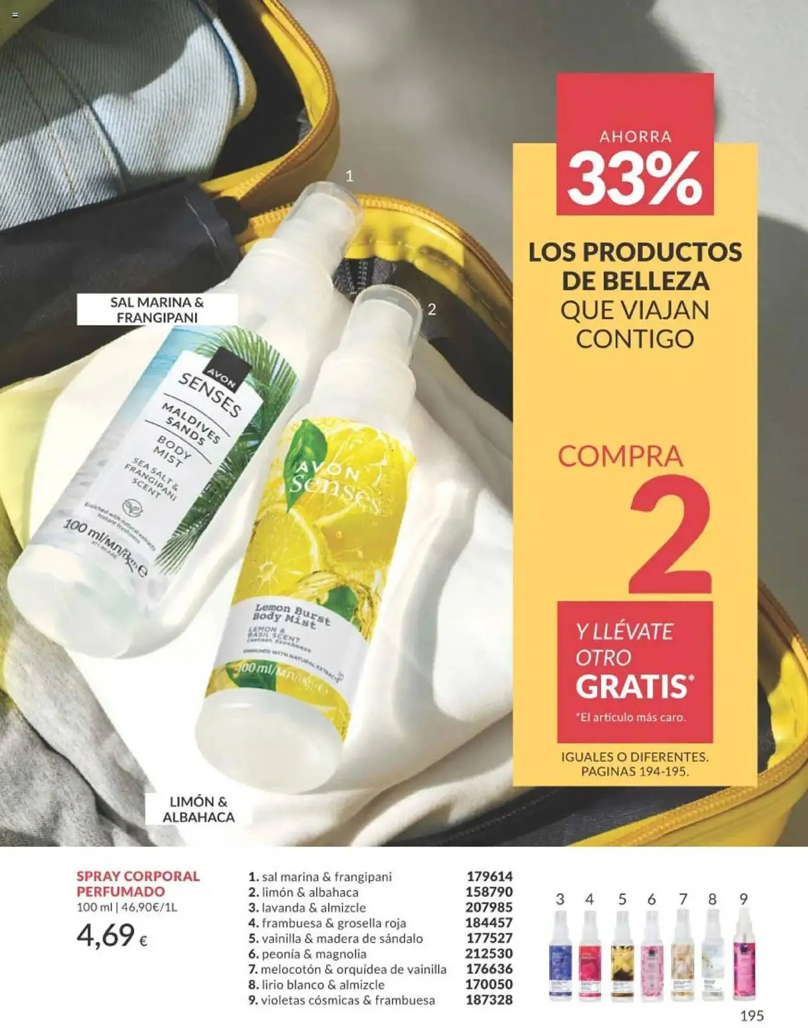 Catálogo de Folleto AVON 1 de julio al 31 de julio 2025 - Página 195