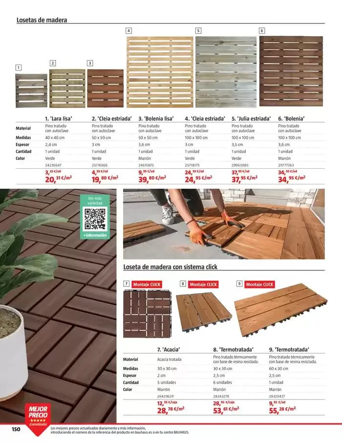 Catálogo de VERANO. Jardín, terraza, balcón. 26 de marzo al 20 de abril 2025 - Página 150