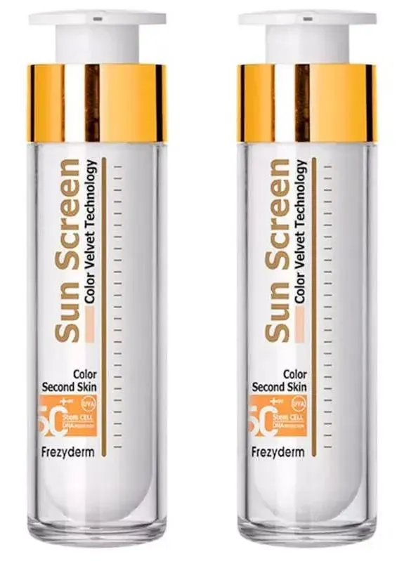 Frezyderm Velvet Sun Screen Facial SPF50+ Color 2x50 ml