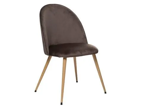 Pack 4 Sillas Terciopelo Solin Topo