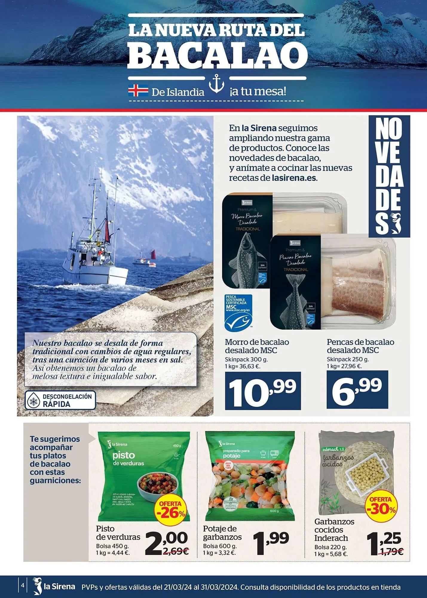 Catálogo de Folleto La Sirena 21 de marzo al 31 de marzo 2024 - Página 4