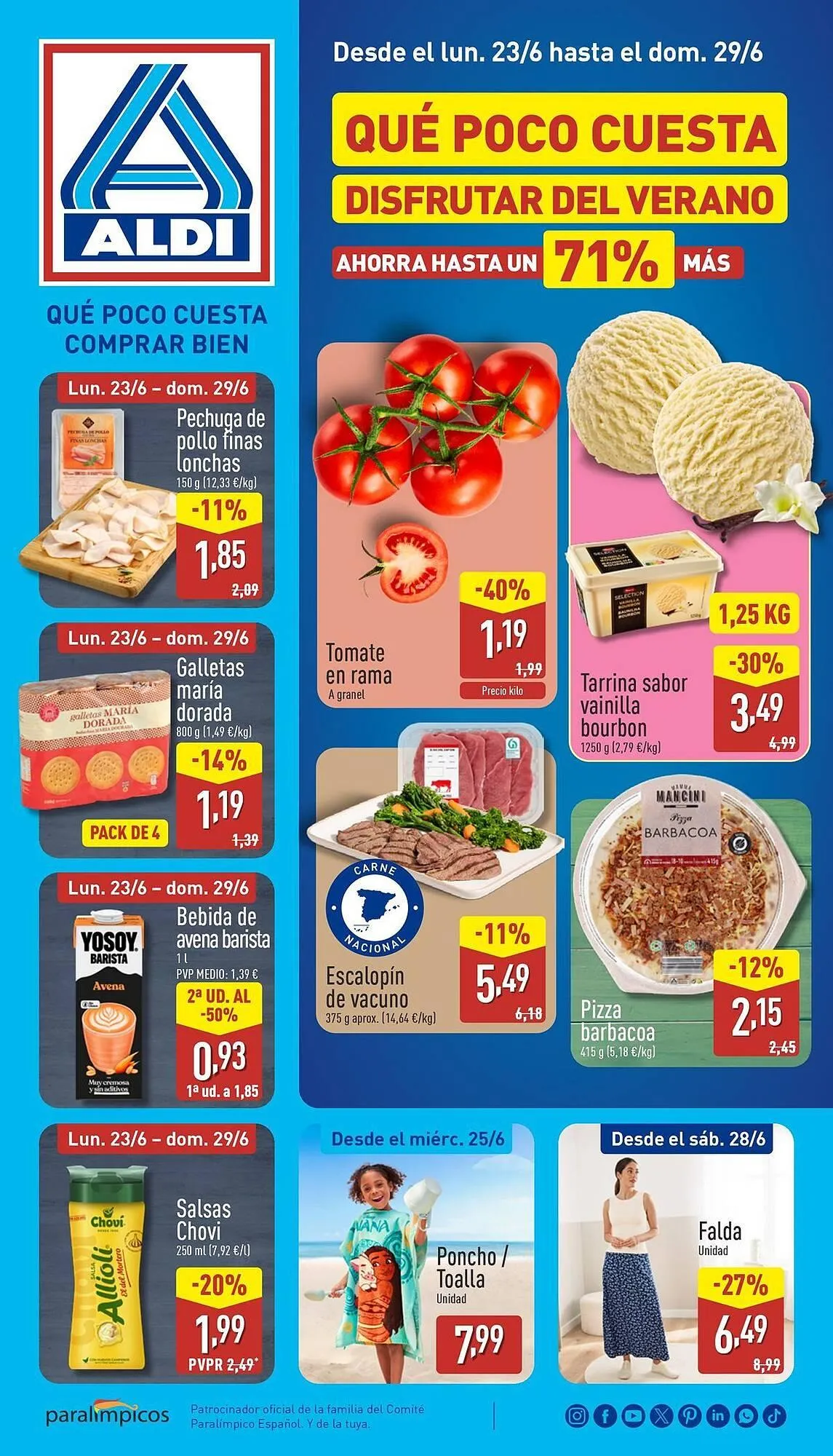 Catálogo de Folleto ALDI 23 de junio al 29 de junio 2025 - Página 1