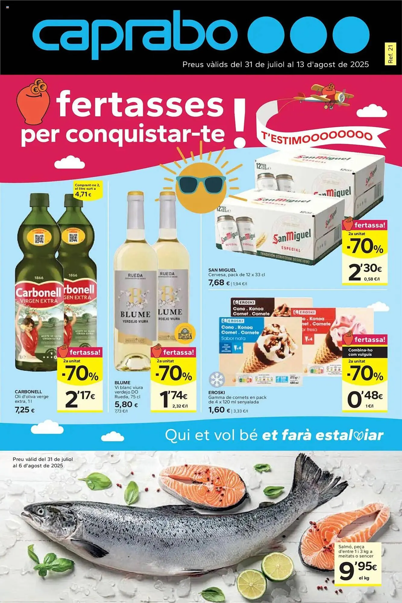 Catálogo de Folleto Caprabo 31 de julio al 13 de agosto 2025 - Página 1