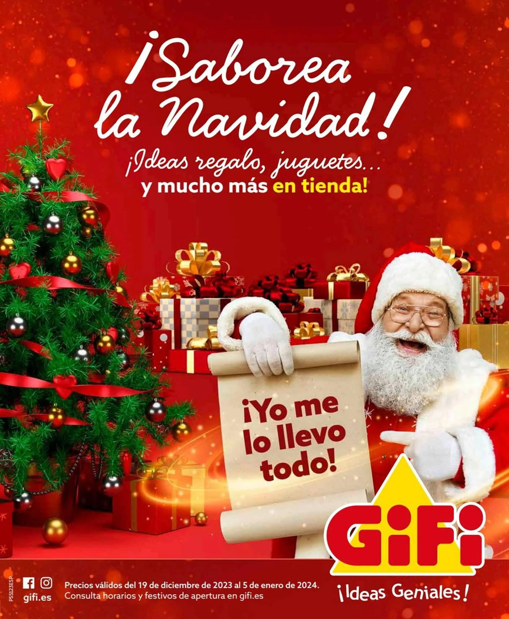 Catálogo de Folleto GiFi 19 de diciembre al 5 de enero 2024 - Página 1