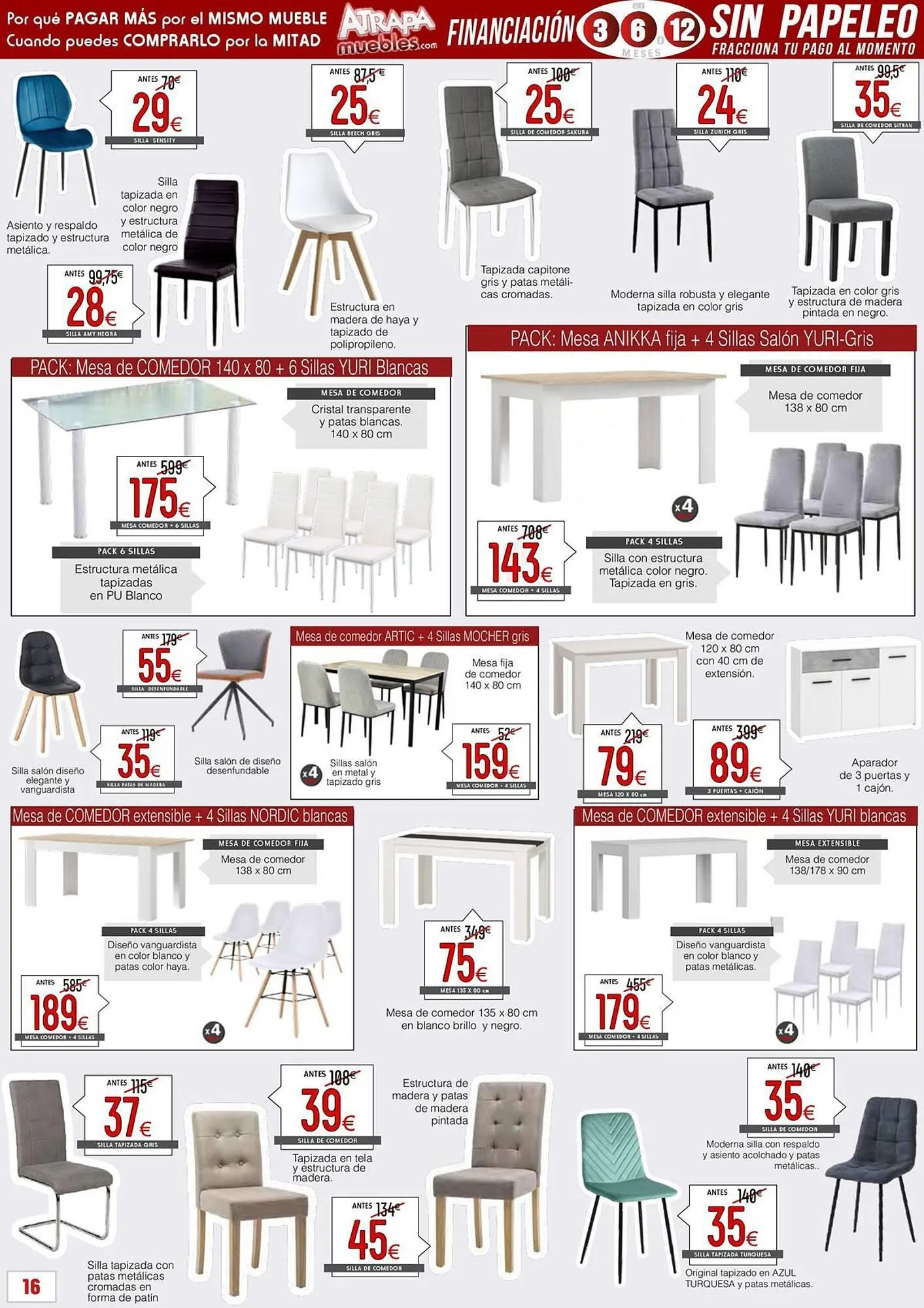 Catálogo de Folleto Atrapamuebles 2 de junio al 30 de junio 2025 - Página 16
