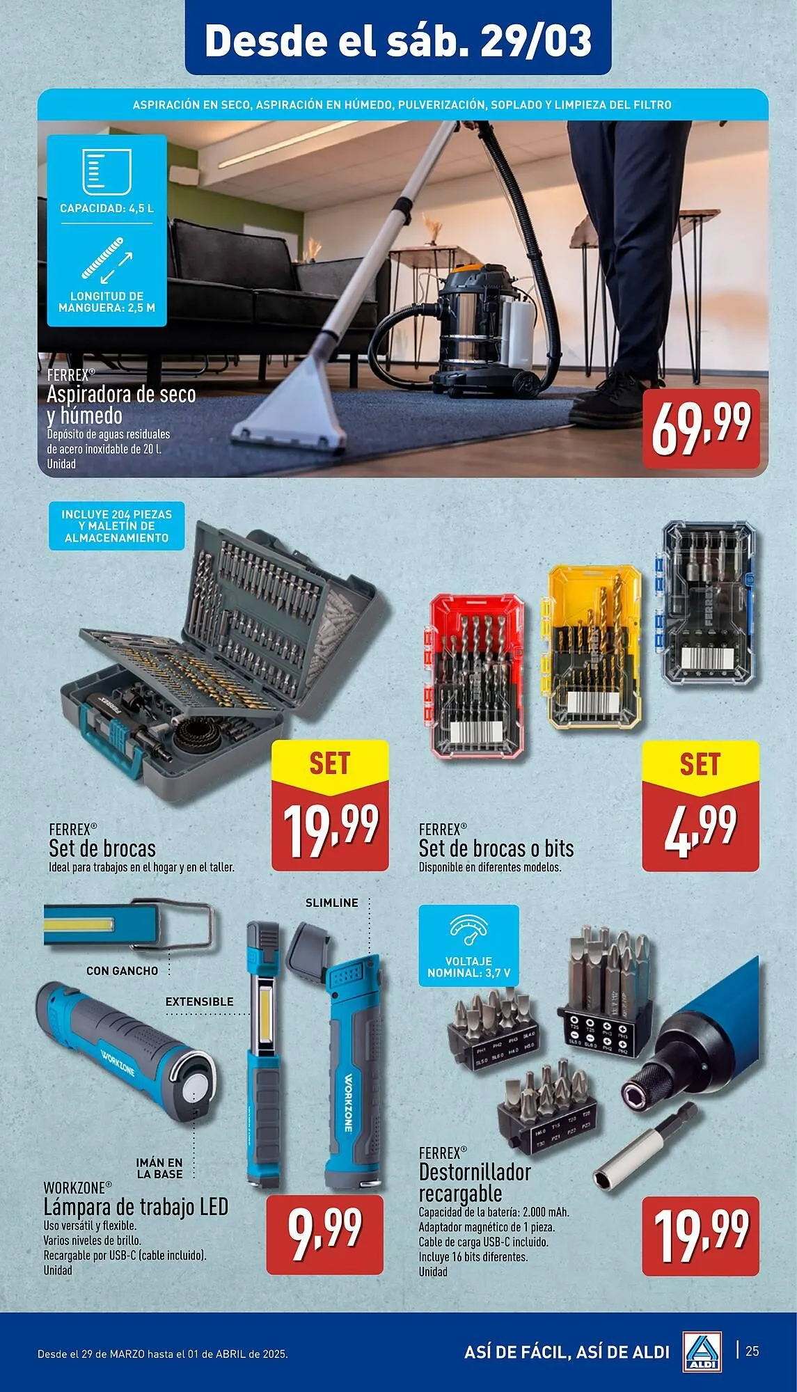 Catálogo de Folleto ALDI 26 de marzo al 1 de abril 2025 - Página 25