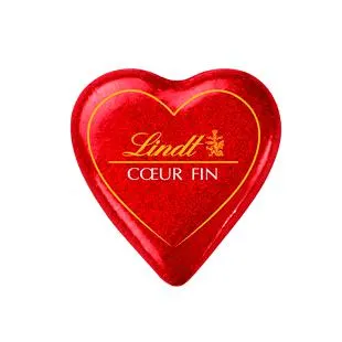 Pack 12 Corazones de chocolate con leche 24g - Lindt