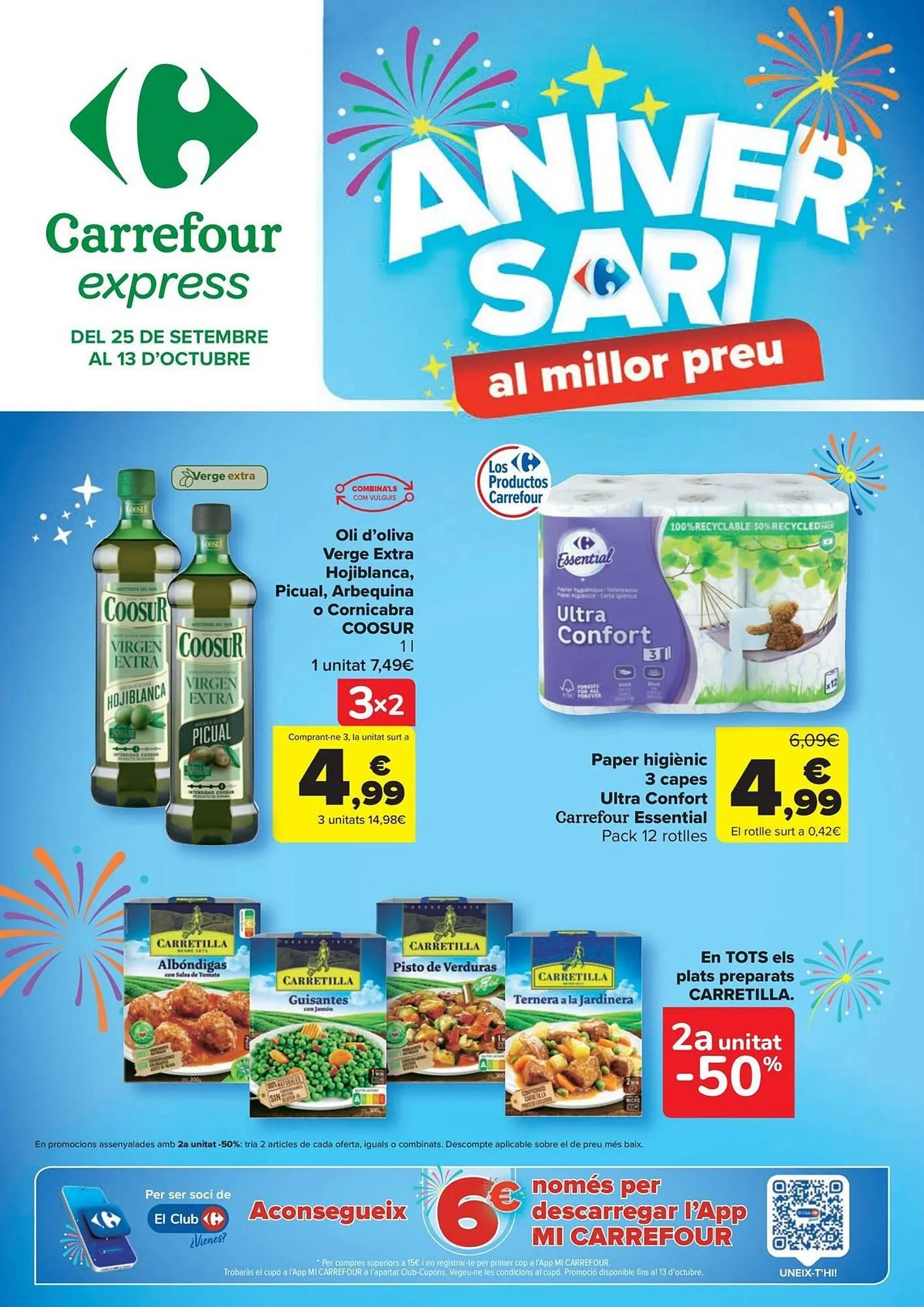 Catálogo de Folleto Carrefour Express 25 de septiembre al 13 de octubre 2025 - Página 1