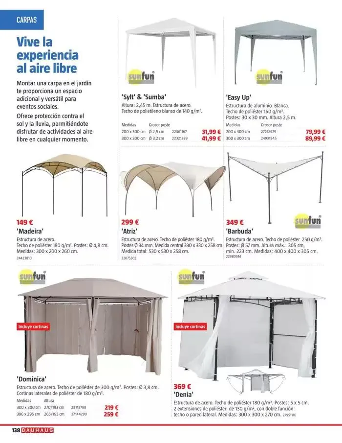 Catálogo de Bauhaus Verano 1 de junio al 31 de agosto 2025 - Página 138