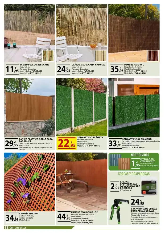 Catálogo de JARDINES Y TERRAZAS 2025 8 de mayo al 15 de julio 2025 - Página 38