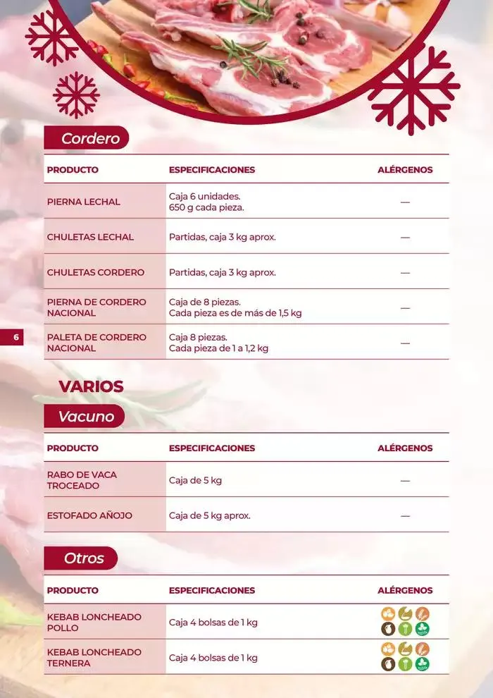 Catálogo de Catálogo de productos congelados 7 de octubre al 31 de diciembre 2024 - Página 6