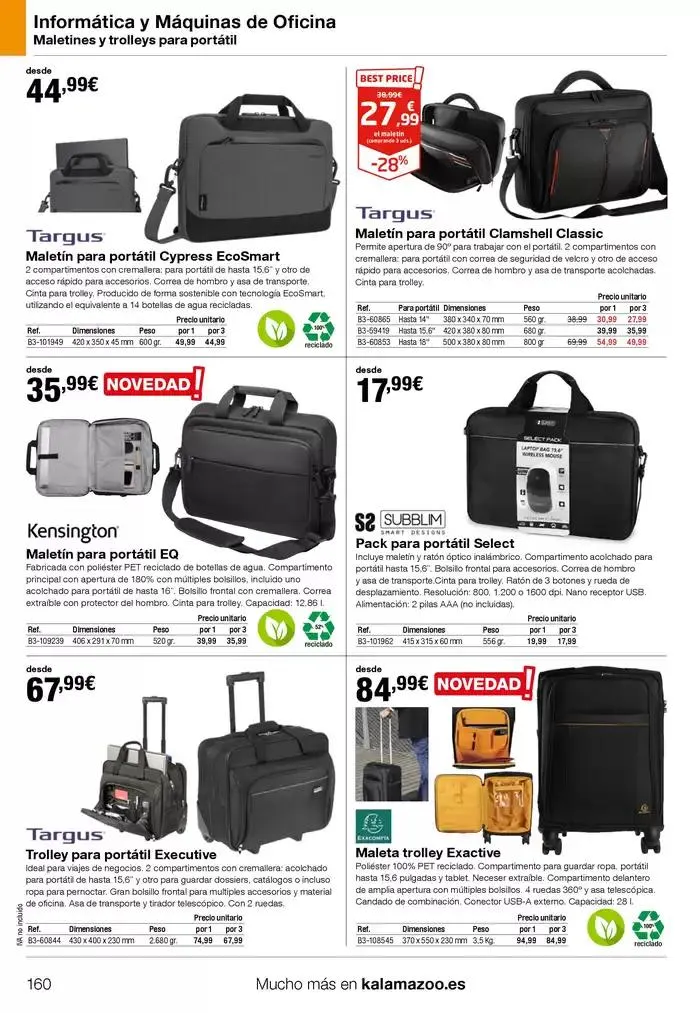 Catálogo de Staples Kalamazoo Catálogo General 9 de enero al 30 de septiembre 2025 - Página 160