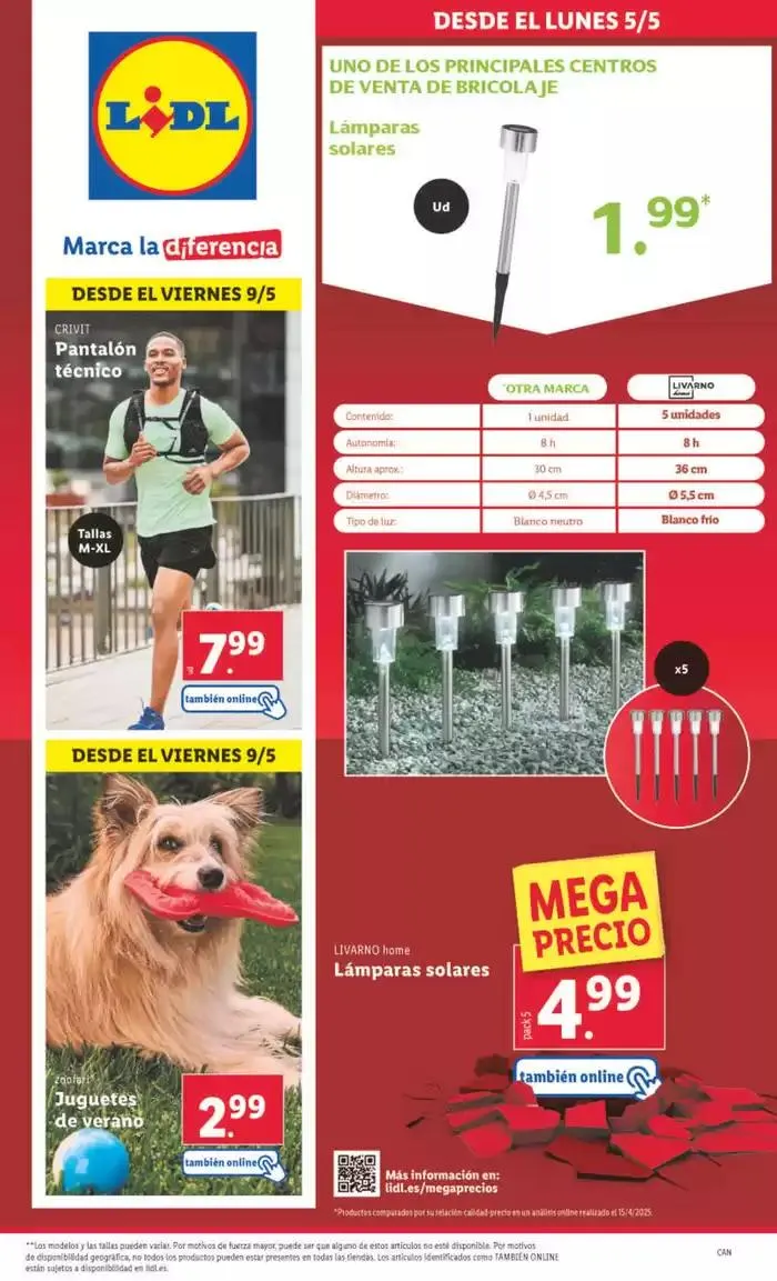 Catálogo de ¡Bazar Lidl! Ofertas válidas del 05/05 al 11/05 5 de mayo al 11 de mayo 2025 - Página 1